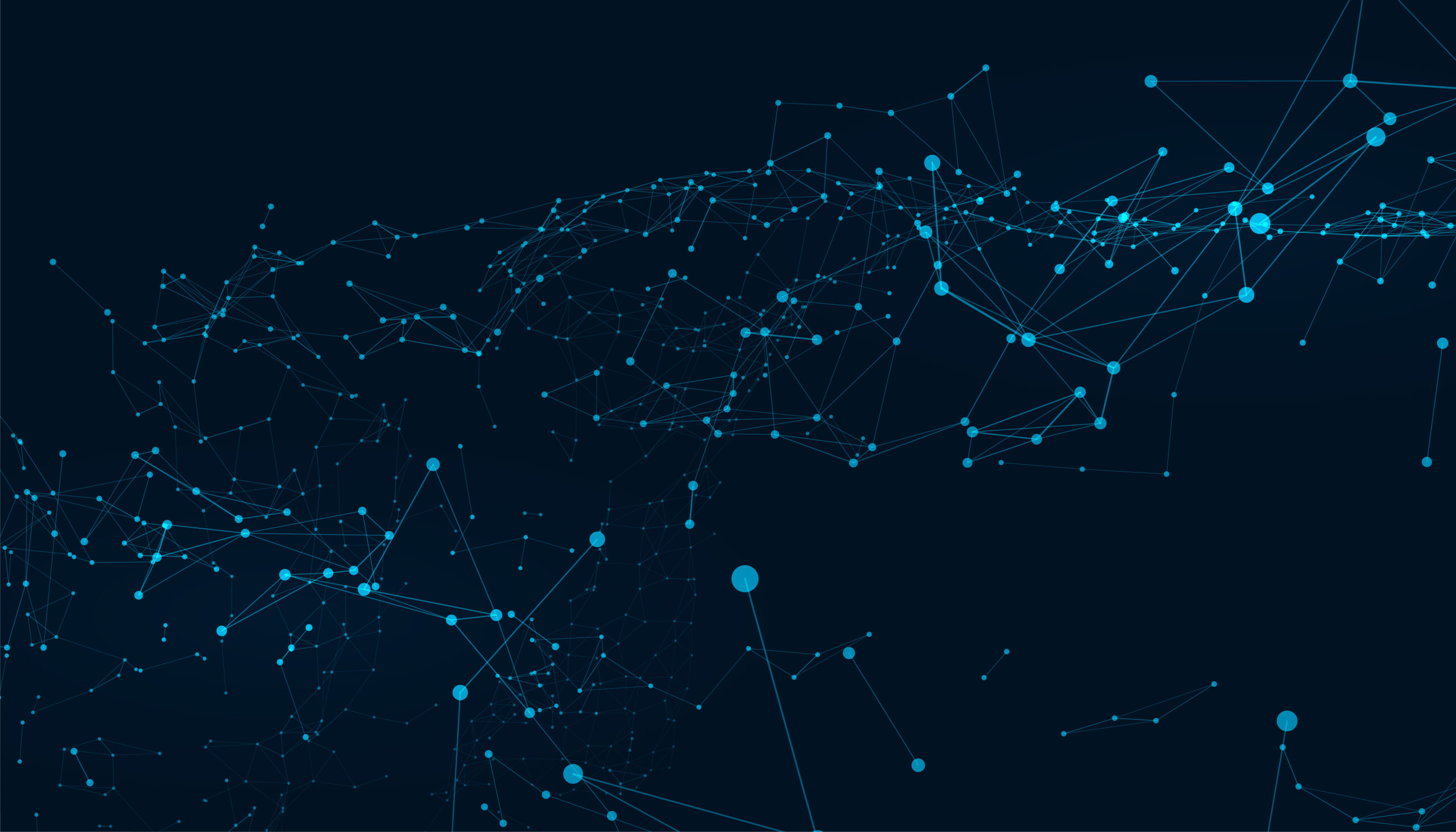 abstract low poly connection lines digital technology background